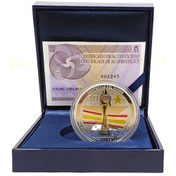 . 1 aacoin 1ª MONEDA REY FELIPE VI CON BARBA España 10 EUROS 2023 CAMPEONAS DEL MUNDIAL DE FUTBOL PLATA FNMT