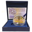 . 1 aacoin 1ª MONEDA REY FELIPE VI CON BARBA España 10 EUROS 2023 CAMPEONAS DEL MUNDIAL DE FUTBOL PLATA FNMT