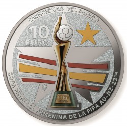 . ESPAÑA 10 EUROS 2015 PLATA 70 AÑOS DE PAZ REY FELIPE VI FNMT