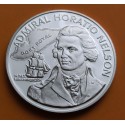 JAMAICA 10 DOLARES 1972 GALEÓN y ALMIRANTE HORATIO NELSON KM.71.A MONEDA DE PLATA PROOF