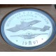 @SI ESTUCHE FNMT@ ESPAÑA 25 EUROS 1997 HOMENAJE A LA AVIACION AVION PLUS ULTRA MONEDA DE PLATA 25 Euro 1997 Cincuentín 5 ONZAS