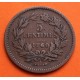 LUXEMBURGO 5 CENTIMOS 1860 KM*22.2 COBRE LUXEMBOURG CENTIMES