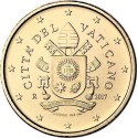 . 1 moneda x VATICANO 50 CENTIMOS 2020 ESCUDO DEL PAPA FRANCISCO LATON SC