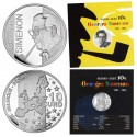 BELGICA 10€ EUROS 2002 TREN TRANVIA PLATA SILVER PROOF