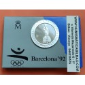 ESPAÑA 2000 PESETAS 1992 BALONCESTO PARALIMPICO 4ª Serie OLIMPIADA DE BARCELONA 92 MONEDA DE PLATA FDC SC ESTUCHE FNMT