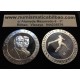 . 1 MONEDA + CÁPSULA x España 2000 PESETAS 1990 CESTA PUNTA 2ª Serie OLIMPIADA DE BARCELONA 1992 PLATA FDC SC 0,80 ONZAS