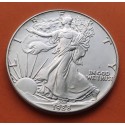 @LA DE LA FOTO@ ESTADOS UNIDOS 1 DOLAR 1988 EAGLE LIBERTY MONEDA DE PLATA PURA $1 Dollar Coin USA ONZA OZ CAPSULA