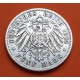 .GERMANY BAYERN 5 MARKS 1908 D OTTO XF- SILVER