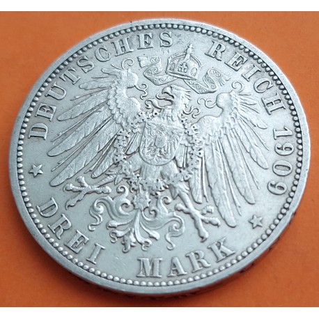 ALEMANIA 5 MARCOS ESVASTICA NAZI 1936 G PLATA III REICH LUJO