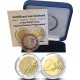 . 1ª moneda @16/JUNIO ENVIO@ BELGICA 2 EUROS 2022 LUCHA MEDICA CONTRA EL COVID-19 SC CONMEMORATIVA Coincard HOLANDES