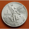 @LA DE LA FOTO@ MEXICO 1 ONZA 1983 ANGEL LIBERTAD MONEDA DE PLATA PURA SC Mejico silver coin OZ OUNCE CÁPSULA