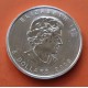 @LA DE LA FOTO@ CANADA 5 DOLARES 2008 HOJA DE ARCE MONEDA DE PLATA PURA 9999 cápsula $5 Silver MAPLE LEAF 1 ONZA