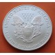 ESTADOS UNIDOS 1 DOLAR 1996 EAGLE LIBERTY @RARA@ MONEDA DE PLATA PURA SC $1 Dollar Coin USA UNITED STATES ONZA OZ OUNCE