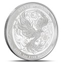 . 1 aaacoin @29/MAYO Envío@ NIUE 2 DOLARES 2024 SILVER PHOENIX King Charles III MONEDA DE PLATA OZ ONZA cápsula