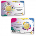 . 1 aacoin @ENVIO HOY@ BELGICA 2 EUROS 2024 LUCHA CONTRA EL CANCER 2ª MONEDA BIMETÁLICA SC Belgium @COINCARD@