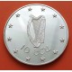 IRLANDA 10 ECU 1990 VENADO y ARPA KM.X.2 MONEDA DE PLATA PROOF Ireland Eire PRE-EURO silver coin