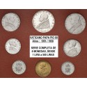 @PAPA PIO XII Serie Completa@ VATICANO 1+2+5+10+20+50+100 LIRAS 1951/1955 + 500 LIRAS 1958 PLATA EBC/SC