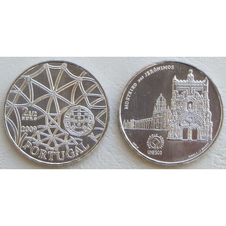 PORTUGAL 2,50€ EUROS 2009 JERONIMOS NIQUEL SC