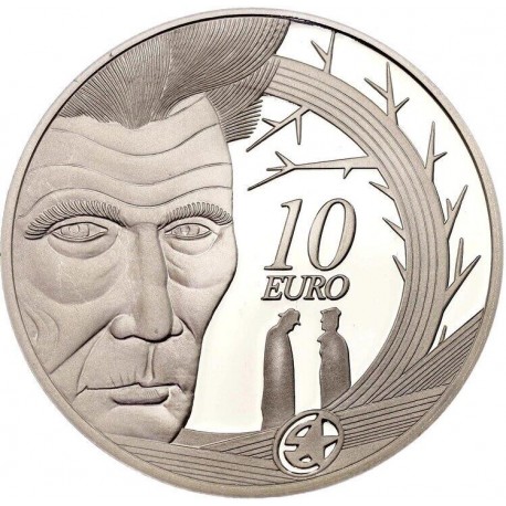 IRLANDA 10 EUROS 2005 HAMILTON PLATA PROOF SILVER EIRE