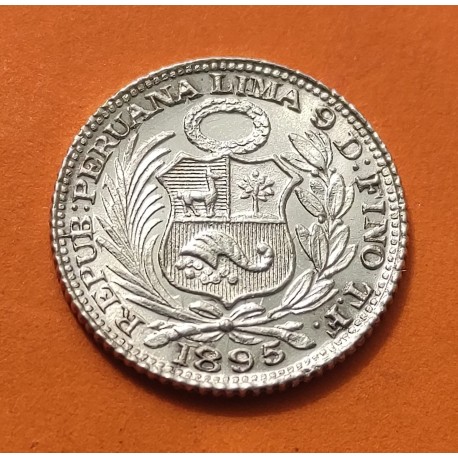 . 1 SOL 1934 PERU Ceca de Lima DAMA SENTADA PLATA BAJA MBC+