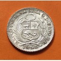 . 1 SOL 1934 PERU Ceca de Lima DAMA SENTADA PLATA BAJA MBC+