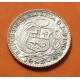 . 1 SOL 1934 PERU Ceca de Lima DAMA SENTADA PLATA BAJA MBC+