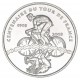 . @ESTUCHE OFICIAL@ FRANCIA 1/4 EURO 2003 1903 CENTENARIO DEL TOUR DE FRANCIA CICLISTA KM.1995 MONEDA DE PLATA SC