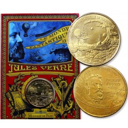 .FRANCIA 1/4 EUROS 2005 LATON JULES VERNE FRANCE Monnaie 0,25