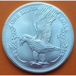 . ESTADOS UNIDOS 1 ONZA PLATA TIPO DOLAR MORGAN 1990