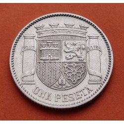 ESPAÑA 1 PESETA 1933 * 3 4 DAMA SENTADA KM.750 MONEDA DE PLATA DE LA REPUBLICA ESPAÑOLA Spain silver R/2