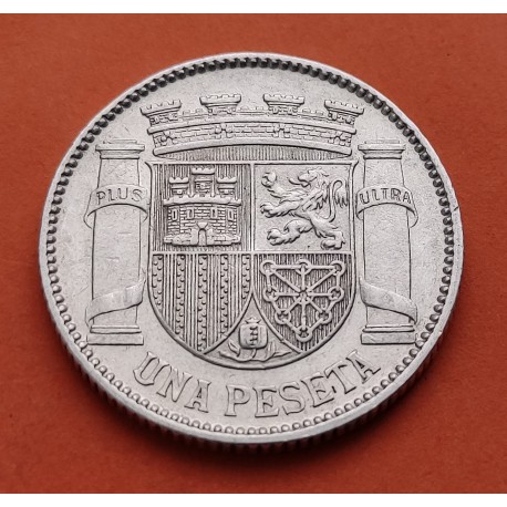 ESPAÑA 1 PESETA 1933 * 3 4 DAMA SENTADA KM.750 MONEDA DE PLATA DE LA REPUBLICA ESPAÑOLA Spain silver R/2