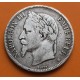 .FRANCIA 5 FRANCOS 1810 B NAPOLEON I PLATA MBC @@RARA@@