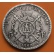 .FRANCIA 5 FRANCOS 1810 B NAPOLEON I PLATA MBC @@RARA@@