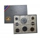 8 monedas x FRANCIA ESTUCHE 1973 Coffret FLEURS DE COINS SPECIMEN Francia 10 FRANCOS 1973 PLATA