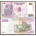 CONGO 200 FRANCOS 2007 TOCANDO MUSICA CON TRONCOS Pick 99 BILLETE SC Africa UNC BANKNOTE