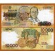 @RARO@ PORTUGAL 10000 ESCUDOS 1989 DOCTOR EGAS MONIZ Serie BCL 087245 Pick 185A BILLETE SC Portuguese UNC BANKNOTE