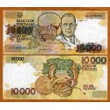 @RARO@ PORTUGAL 10000 ESCUDOS 1989 DOCTOR EGAS MONIZ Serie BCL 087245 Pick 185A BILLETE SC Portuguese UNC BANKNOTE