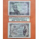 1 billete MBC x ESPAÑA 1 PESETA 1945 REINA ISABEL LA CATOLICA Serie F Pick 128 Spain banknote L/2