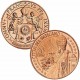 . 1 acoin x VATICANO 20 EUROS 2021 BASILICA y ESTATUA DE SAN PEDRO Serie ARTE y FE 1ª MONEDA DE COBRE SC