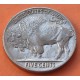 @PRECIOSA@ ESTADOS UNIDOS 5 CENTAVOS 1930 BUFFALO e INDIO NATIVO MBC KM.134 MONEDA DE NICKEL USA 5 cent