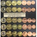 @OFERTA@ 1+2+5+10+20+50 Centimos + 1 EURO 2013 ALEMANIA MONEDAS EURO 2013 SIN CIRCULAR Letras A+D+F+G+J 35 MONEDAS