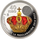 . 1 aacoin @2/NOVIEMBRE Envío@ ESPAÑA 40 EUROS 2023 PRINCESA LEONOR MONEDA DE PLATA SC COLORES FNMT