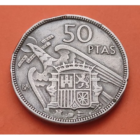 ESPAÑA 50 PESETAS 1957 * 58 FRANCO SIN CIRCULAR ESTADO ESPAÑOL