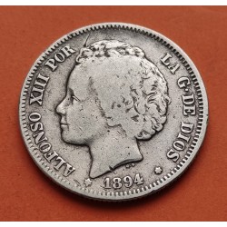 .AMADEO I 5 PESETAS 1871 * 18/71 SDM PLATA ESPAÑA 4 DURO SILVER