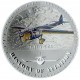 @TIrada 1.940 + ESTUCHE@ BURUNDI 5000 FRANCOS 2015 AMIOT 143 Historia de la Aviación KM.44 MONEDA DE PLATA PROOF COLORES