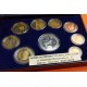 ESPAÑA ESTUCHE FNMT EURO 2002 PROOF 1+2+5+10+20+50 CENTIMOS 1+2 EUROS 2002 + 12 EUROS 2002 PLATA 9 MONEDAS