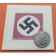 SUECIA 1 ORE 1943 CORONAS del REY GUSTAV V KM.810 MONEDA DE HIERRO Sweden OCUPACION NAZI III REICH WWII