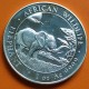 @LA DE LA FOTO - SOMBRAS@ SOMALIA 100 SHILLINGS 2019 ELEFANTE AFRICANO y CRIA MONEDA DE PLATA Oz silver 1 ONZA Cápsula