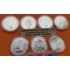 10 monedas NO BOLSA FNMT x ESPAÑA 12 EUROS 2002+2003+ 2004 x2 +2005+2006+2007+2008+2009+2010 PLATA SC SI CAPSULAS