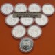 10 monedas NO BOLSA FNMT x ESPAÑA 12 EUROS 2002+2003+ 2004 x2 +2005+2006+2007+2008+2009+2010 PLATA SC SI CAPSULAS